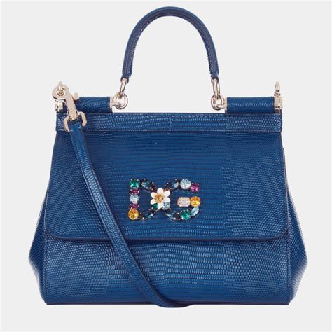 dolce gabbana bag petrolio iguana|Dolce & Gabbana Purses for Women .